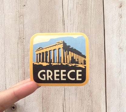 Athens Greece Sticker – Waterproof Vinyl Travel Souvenir
