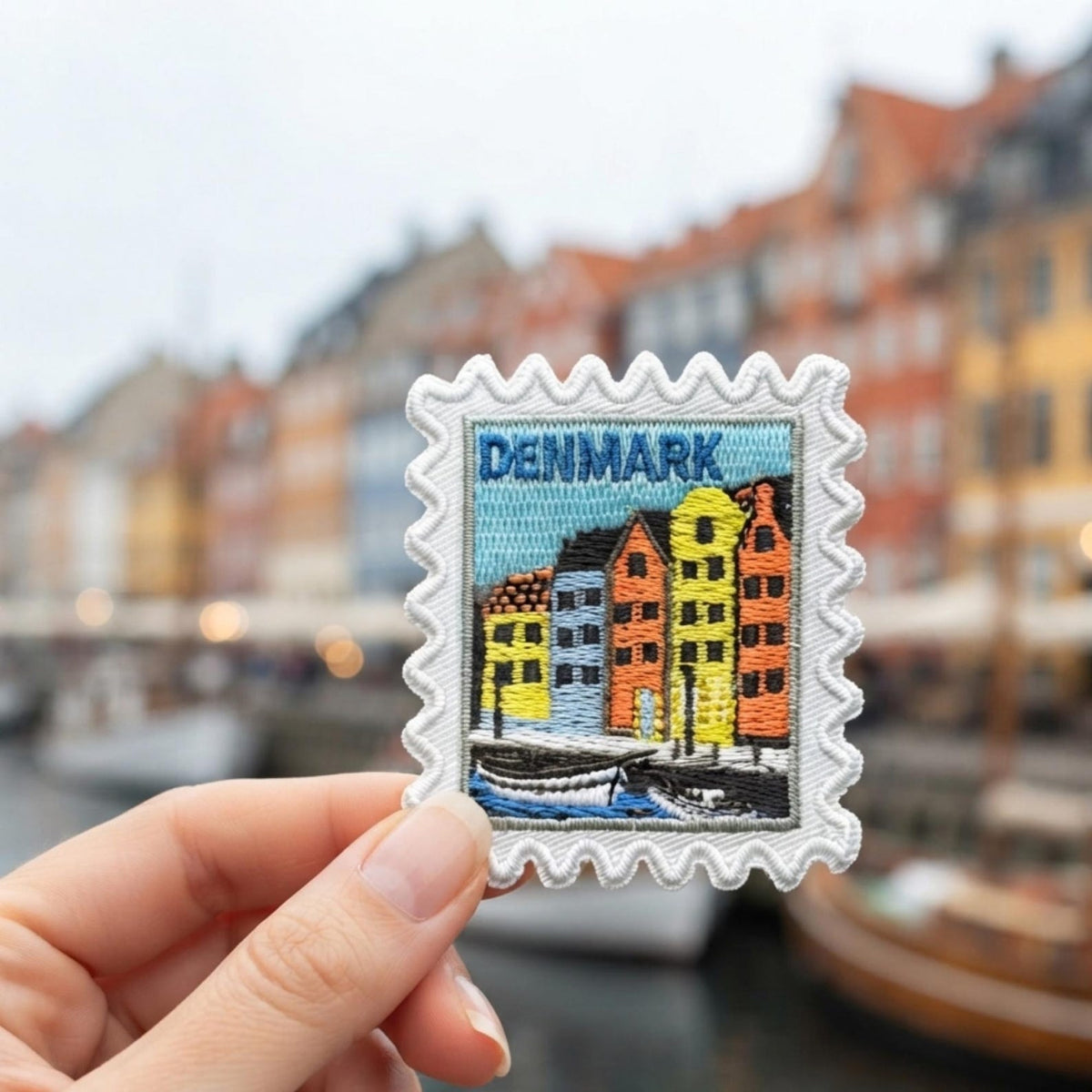 Denmark Europe Patch – 2 X 2 Travel Iron On Souvenir Patches For Travel Gift