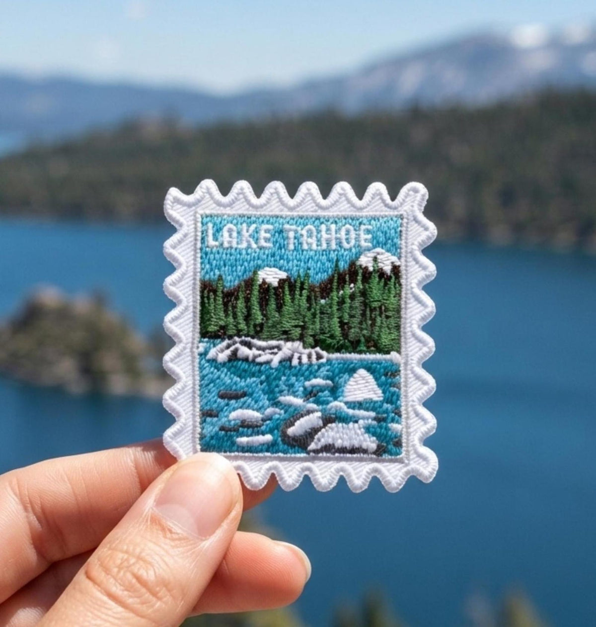 Lake Tahoe Travel Patch – City 2 X 2 Iron On Souvenir Nevada Collector Pin