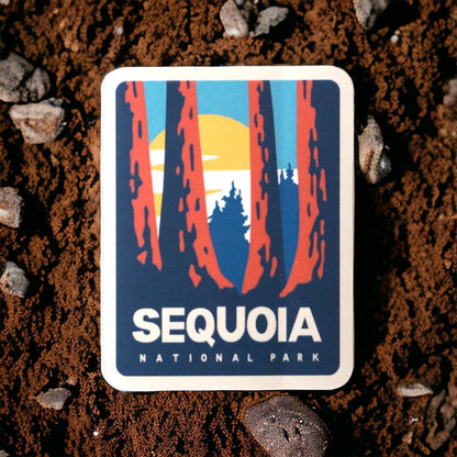 Sequoia National Park Vinyl Sticker – Waterproof Travel Souvenir