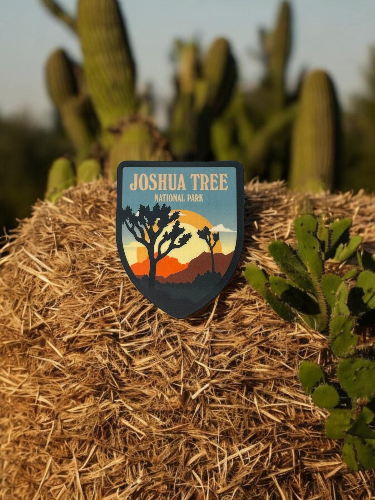 Joshua Tree National Park Vinyl Sticker – Waterproof Travel Souvenir