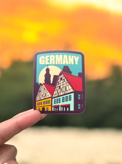 Germany Travel Sticker – National Park Waterproof Souvenir Vinyl Gift