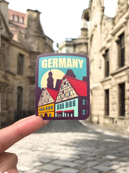 Germany Travel Sticker – National Park Waterproof Souvenir Vinyl Gift
