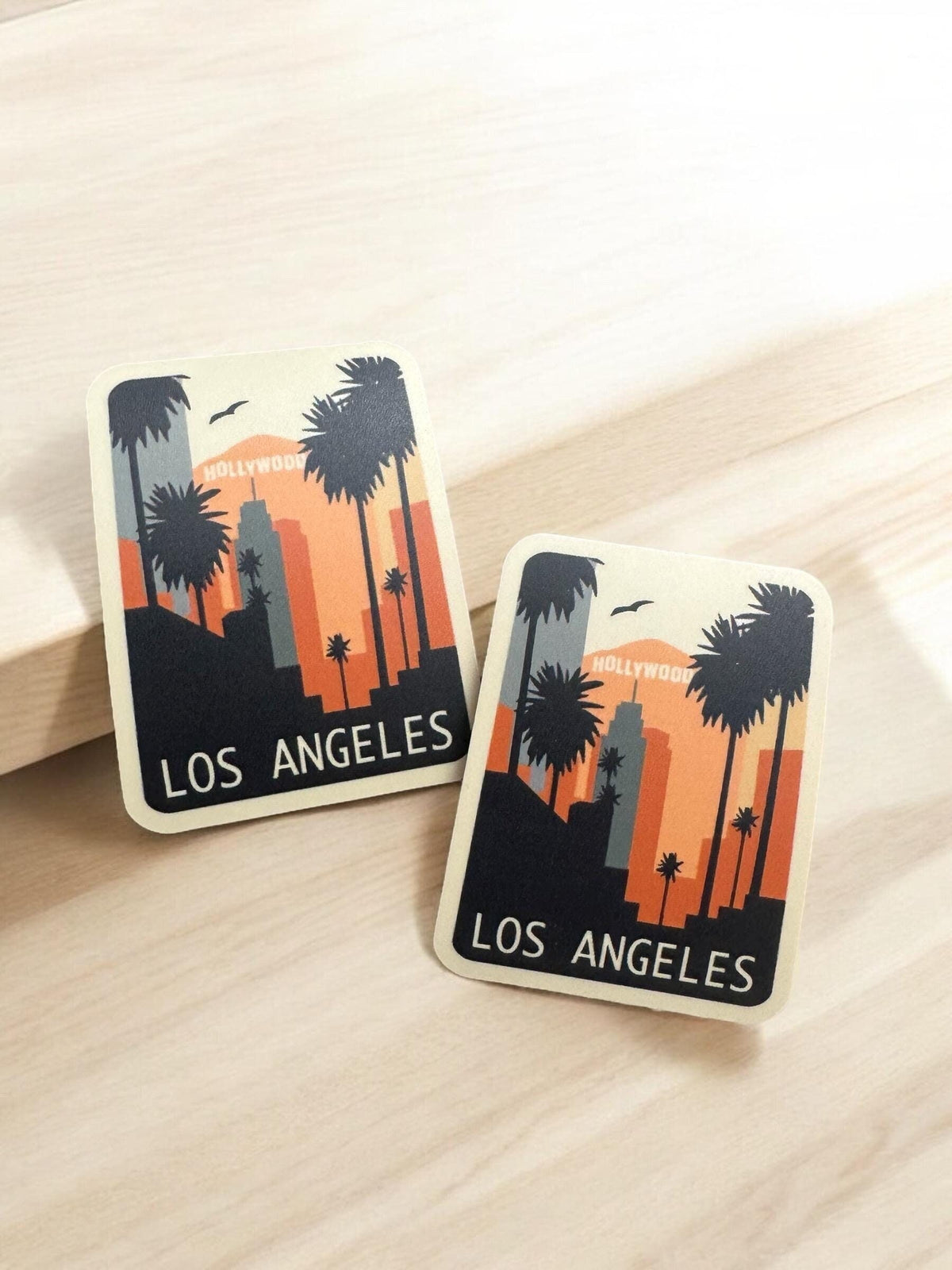 Los Angeles Sticker – California Travel Souvenir, Waterproof Vinyl