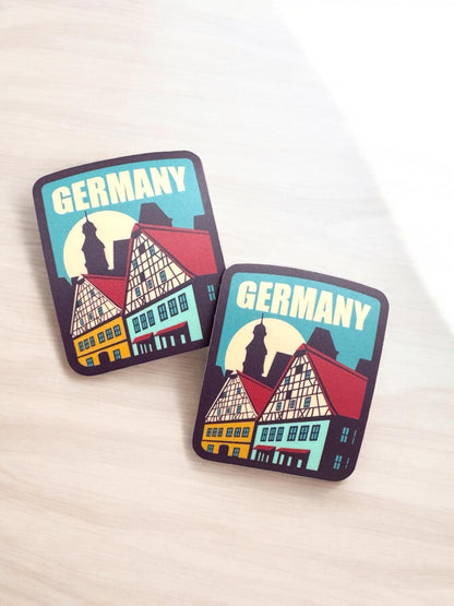 Germany Travel Sticker – National Park Waterproof Souvenir Vinyl Gift