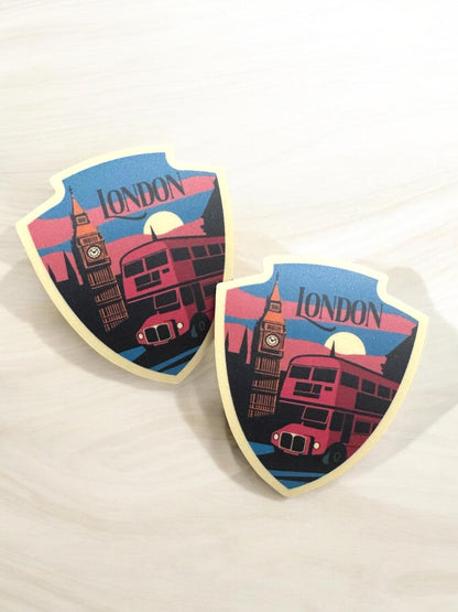 Travel London Sticker – Funny Waterproof Souvenir Vinyl Stickers