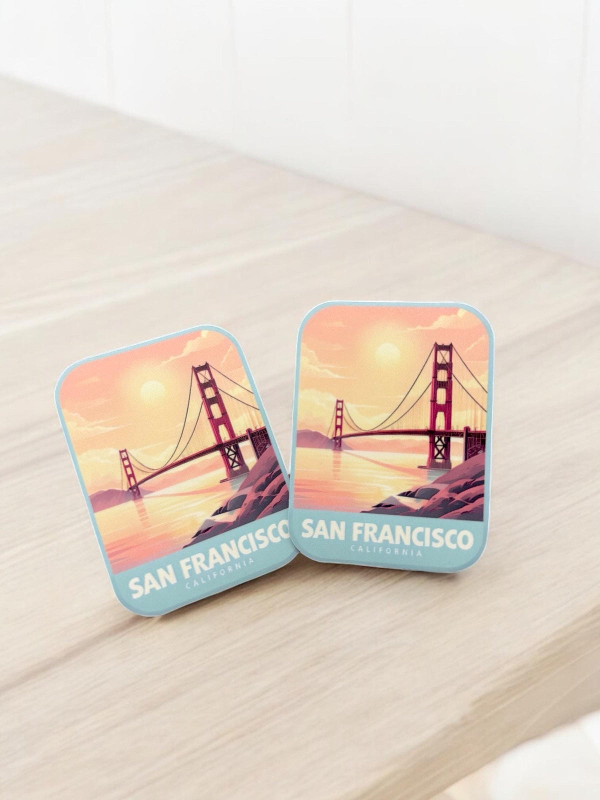 Travel San Francisco Vinyl Sticker – Funny Waterproof Souvenir California Gift