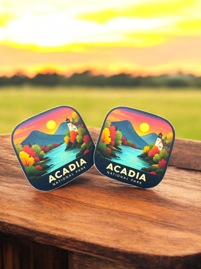 Acadia National Park Sticker – Maine Waterproof Vinyl Souvenir