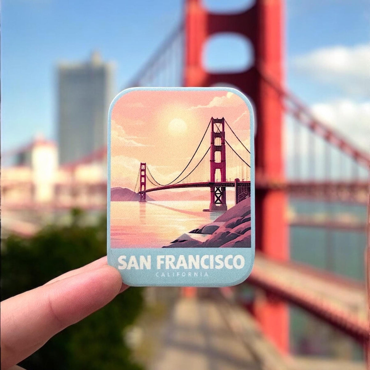 Travel San Francisco Vinyl Sticker – Funny Waterproof Souvenir California Gift
