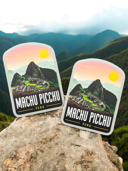 Peru Travel Waterproof Sticker – Machu Picchu Vinyl Outdoor Souvenir Gift