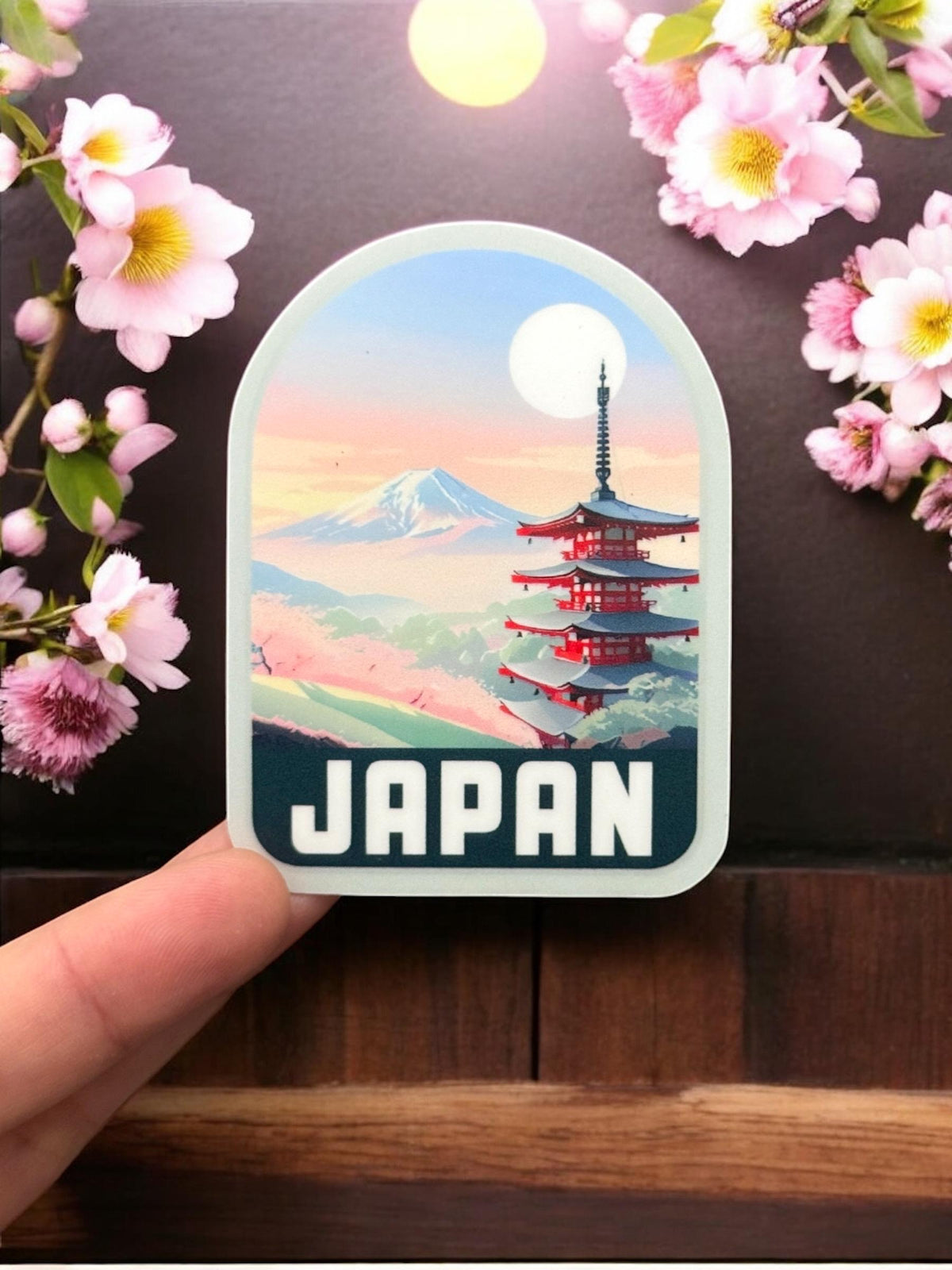 Japan Travel Vinyl Sticker – Waterproof Souvenir Mount Fuji Stickers