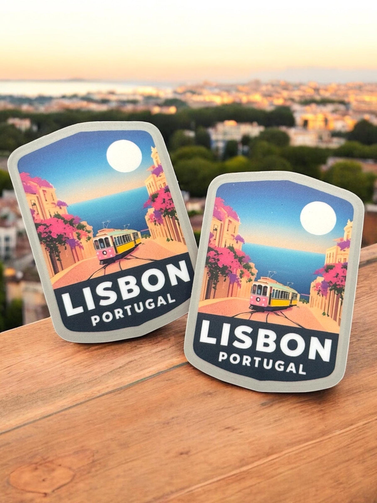 Travel Portugal Sticker – Lisbon Souvenir Waterproof Vinyl Stickers