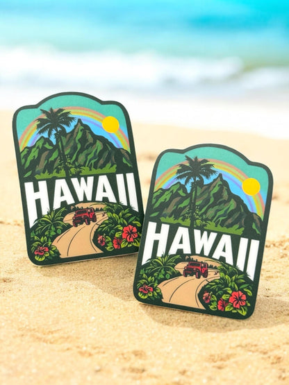 Hawaii Travel Sticker – Souvenir Island Waterproof Vinyl Stickers