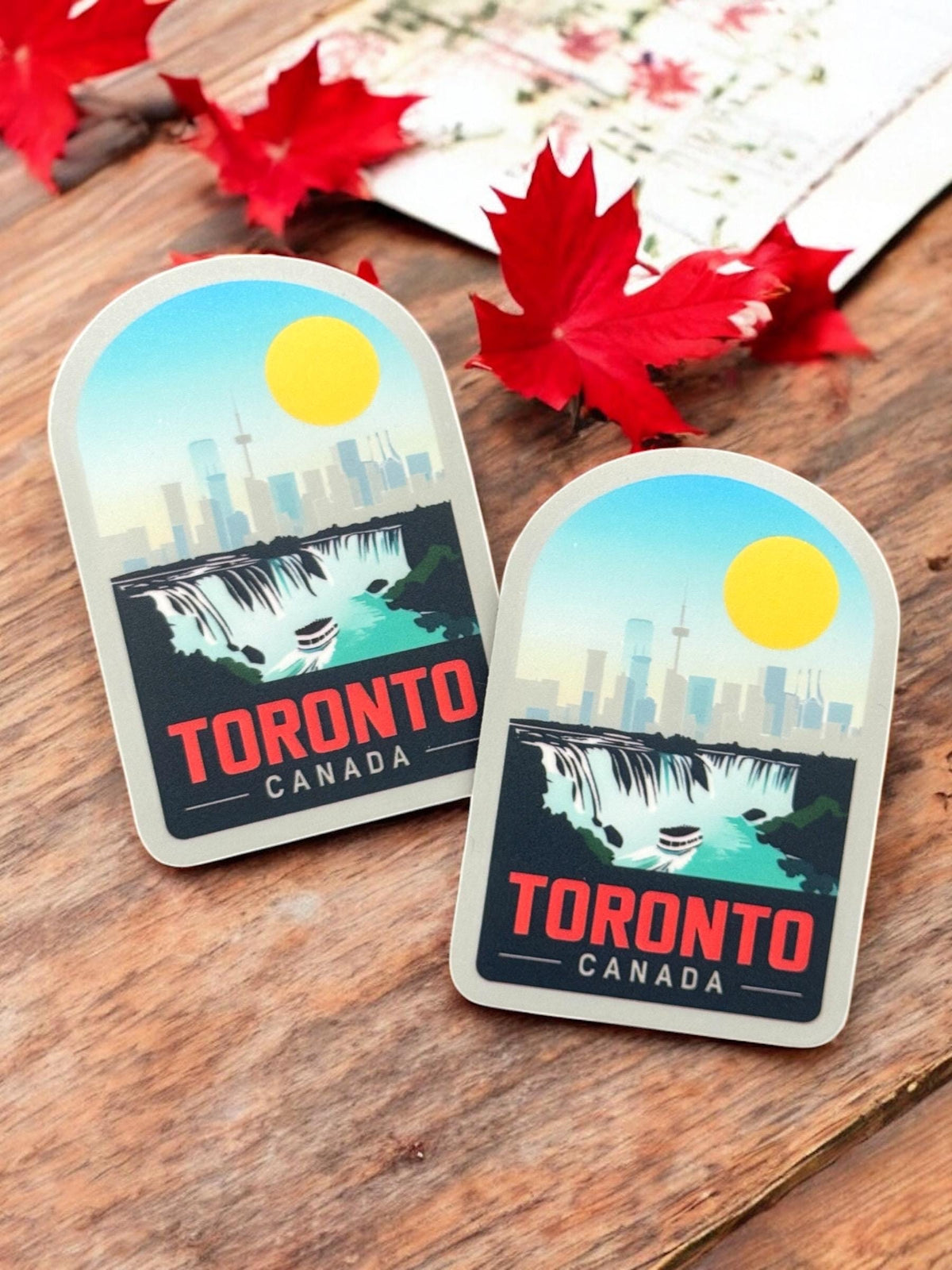 Toronto Canada Sticker – Funny Travel Waterproof Souvenir Vinyl Stickers
