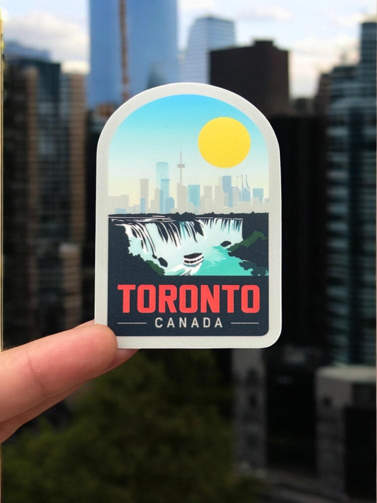 Toronto Canada Sticker – Funny Travel Waterproof Souvenir Vinyl Stickers