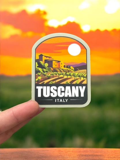 Tuscany Italy Sticker - Waterproof Travel Souvenir