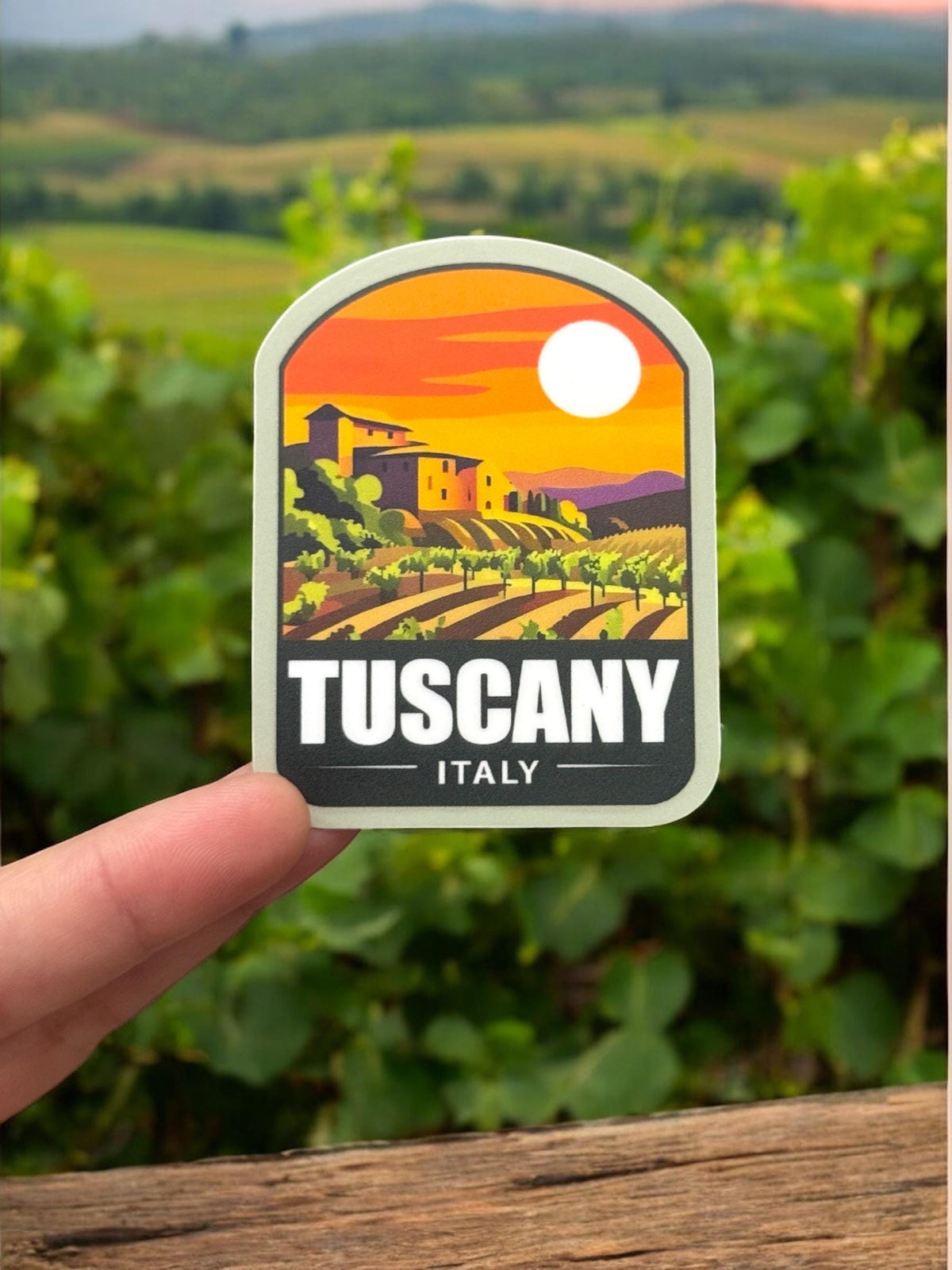 Tuscany Italy Sticker - Waterproof Travel Souvenir