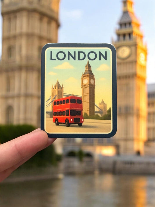 Travel London Sticker – Waterproof Souvenir Vinyl Stickers