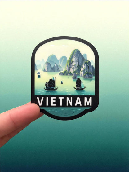 Vietnam Travel Sticker – Ha Long Bay Waterproof Souvenir Vinyl Gift
