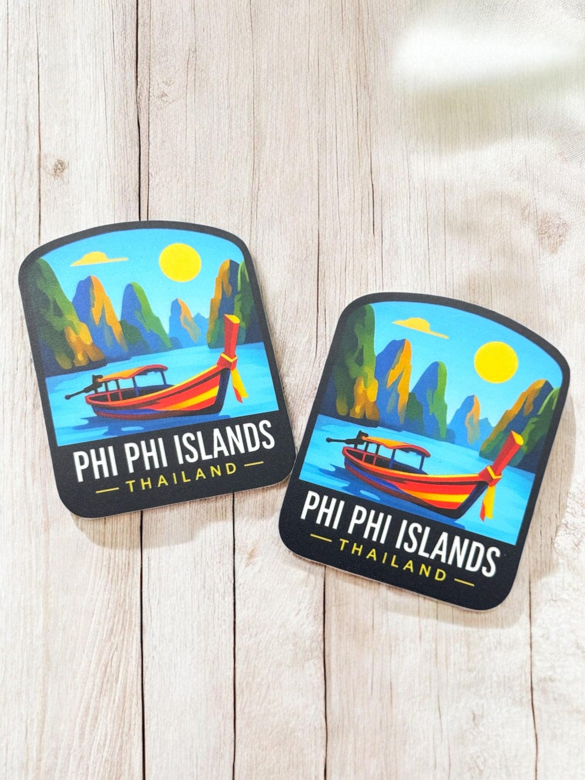 Thailand Travel Vinyl Sticker – Funny Waterproof Souvenir Phi Phi Islands Gift