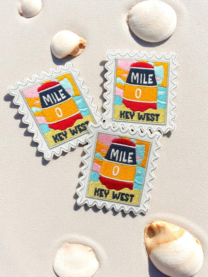 Key West Travel Patch – Florida Outdoor Iron On Souvenir Pin Collector Gift