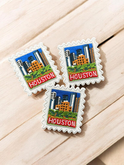 Houston Texas Patch – Travel 2 X 2 Iron On Souvenir Pin Collector For Travel Gift