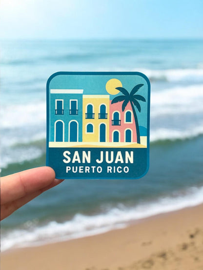 San Juan Puerto Rico Sticker – Waterproof Travel Souvenir (3")