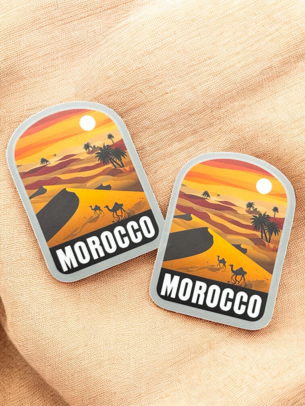 Travel Morocco Vinyl Sticker – Funny Africa Souvenir Waterproof Deco Stickers