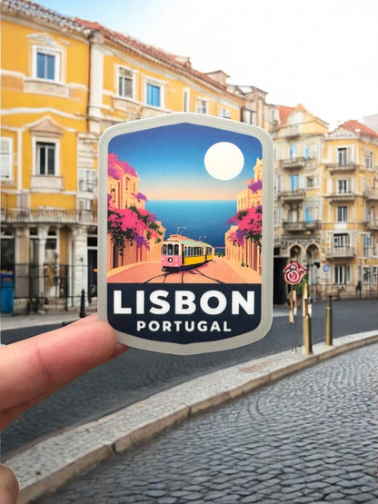 Travel Portugal Sticker – Lisbon Souvenir Waterproof Vinyl Stickers