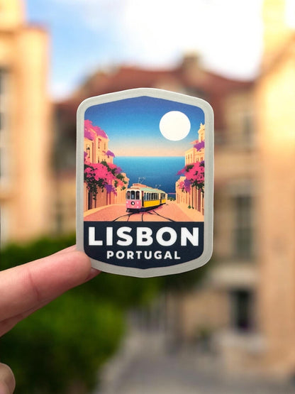 Travel Portugal Sticker – Lisbon Souvenir Waterproof Vinyl Stickers