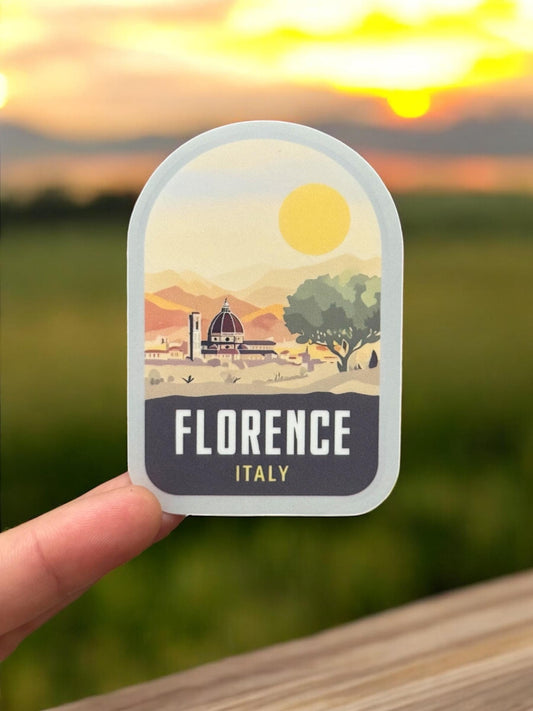 Florence Italy Sticker – Waterproof Vinyl Travel Souvenir