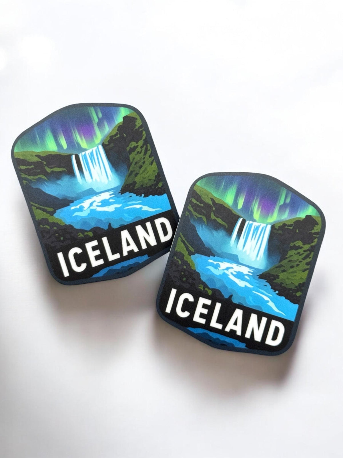 Iceland Travel Vinyl Sticker – Skogafoss Waterproof Souvenir Gift