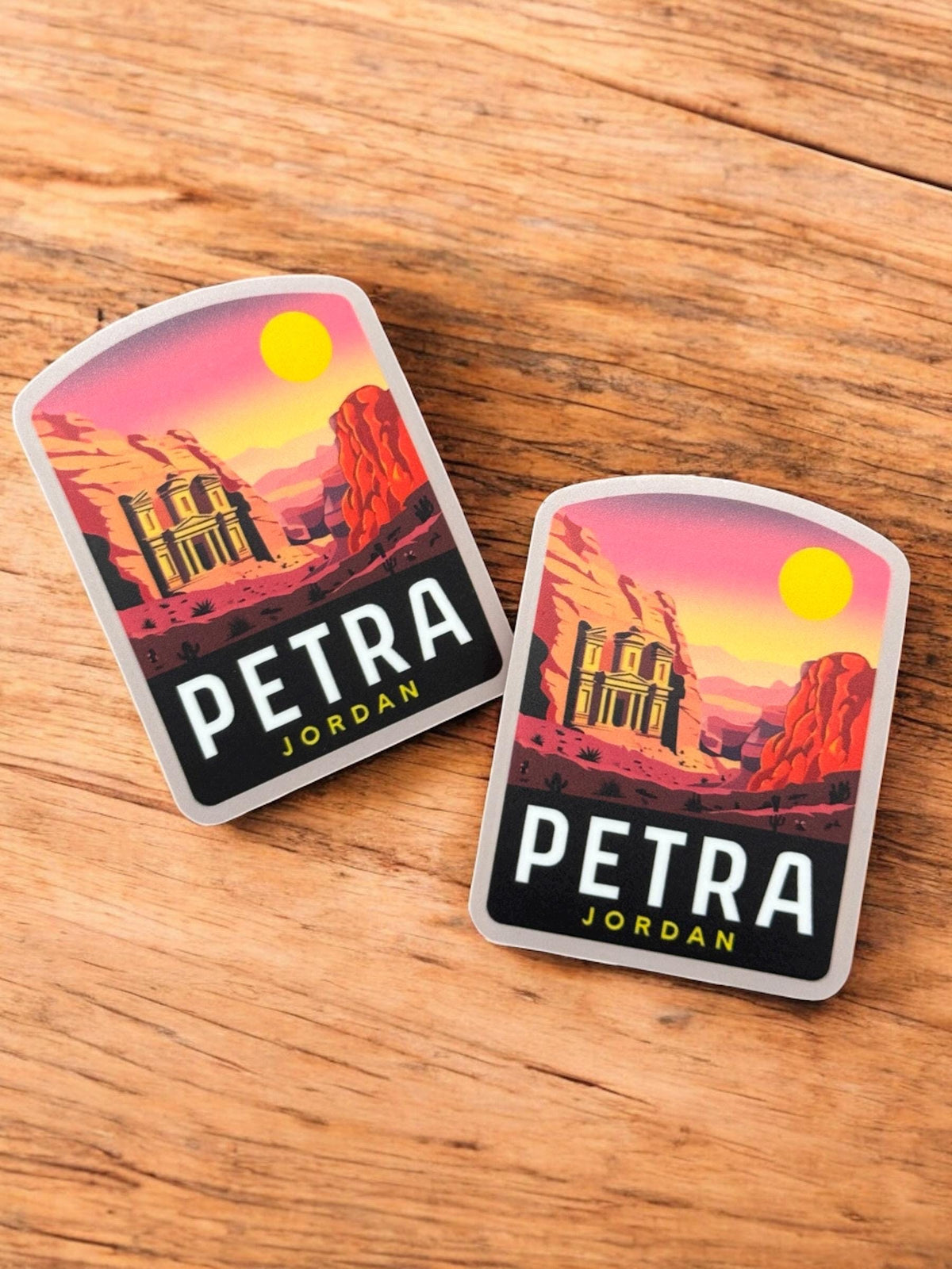Petra Jordan Sticker – Travel Souvenir, Waterproof Vinyl Sticker