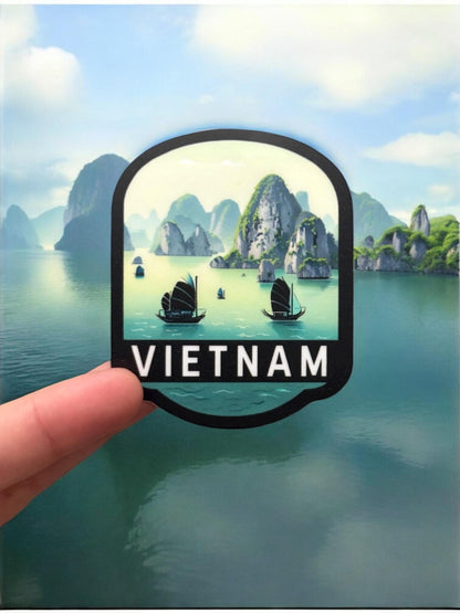 Vietnam Travel Sticker – Ha Long Bay Waterproof Souvenir Vinyl Gift