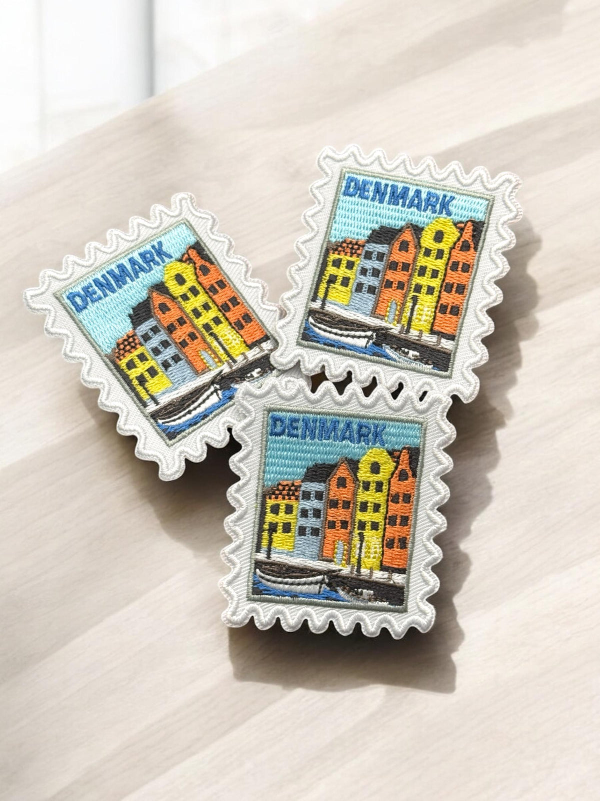 Denmark Europe Patch – 2 X 2 Travel Iron On Souvenir Patches For Travel Gift