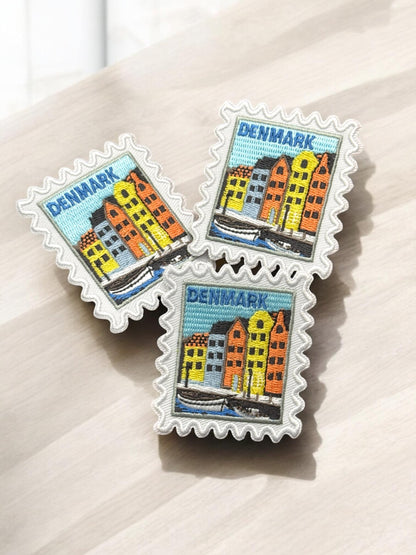 Denmark Europe Patch – 2 X 2 Travel Iron On Souvenir Patches For Travel Gift
