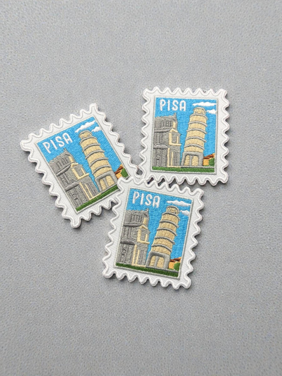 Pisa Italy Patch –Travel 2 X 2 Iron On Souvenir Wanderlust Appliques