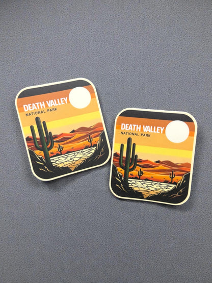 Death Valley National Park Travel Sticker – Waterproof Vinyl Souvenir National Park Gift