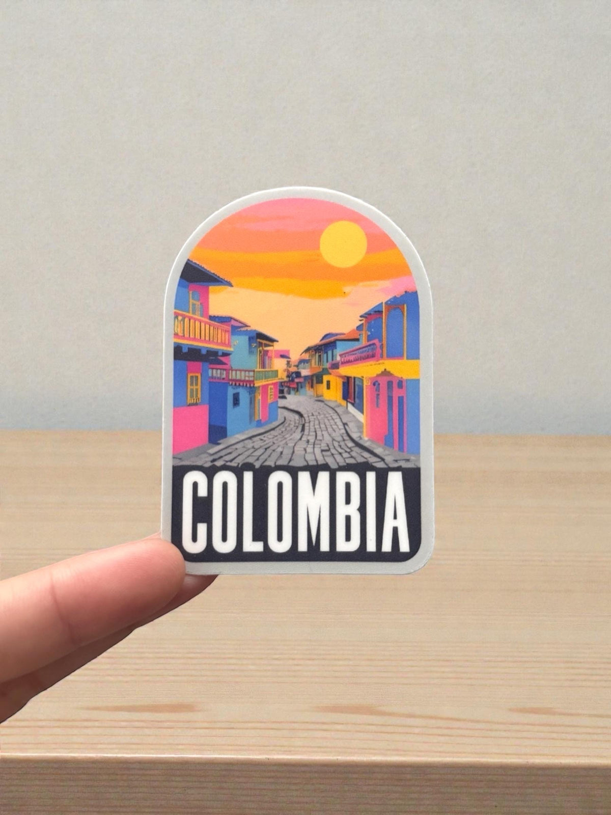 Colombia Travel Sticker – Funny Waterproof Souvenir Vinyl Stickers