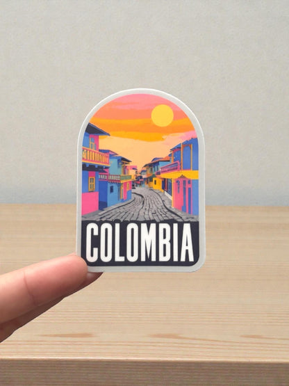 Colombia Travel Sticker – Funny Waterproof Souvenir Vinyl Stickers