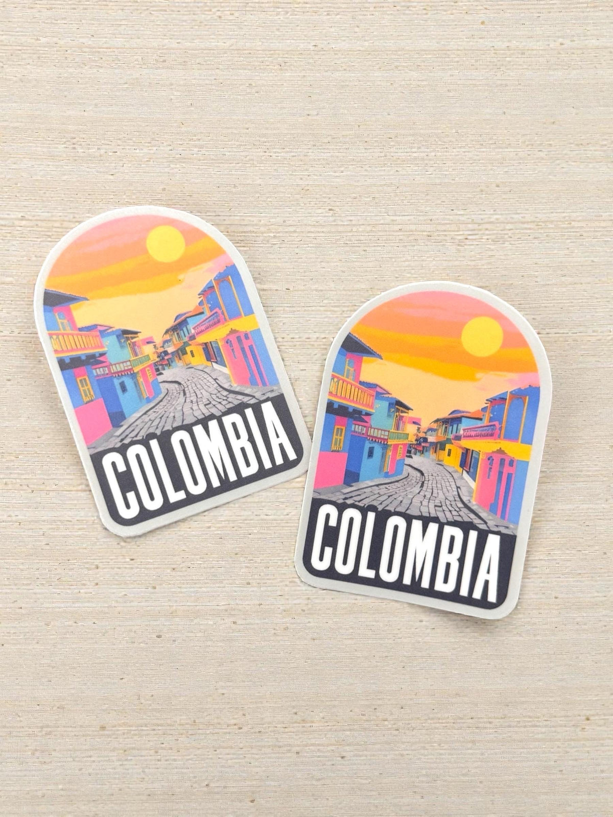 Colombia Travel Sticker – Funny Waterproof Souvenir Vinyl Stickers
