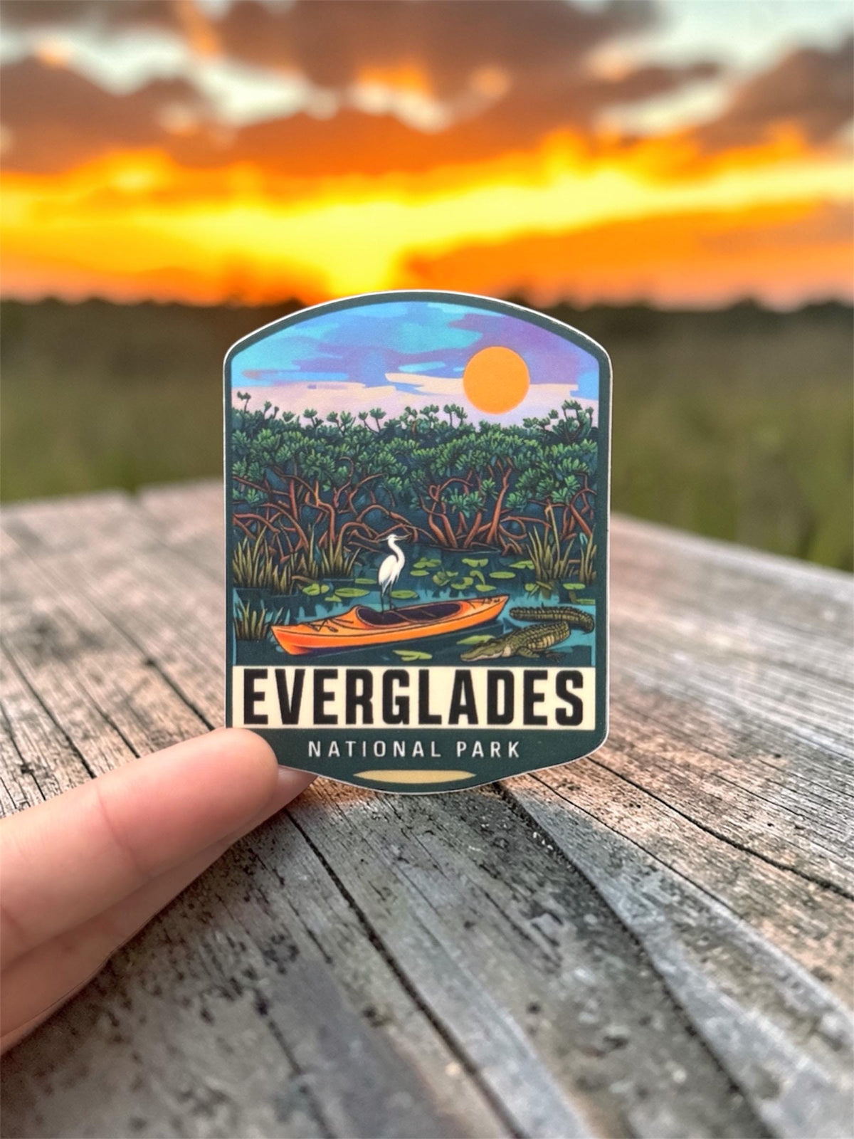 Everglades National Park Sticker – Travel Waterproof Florida Souvenir Vinyl Stickers