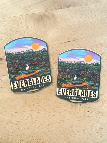 Everglades National Park Sticker – Travel Waterproof Florida Souvenir Vinyl Stickers
