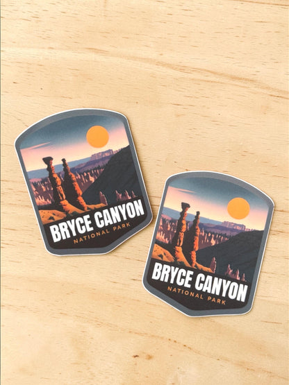 Bryce Canyon National Park Vinyl Sticker- Waterproof Souvenir Travel Gift