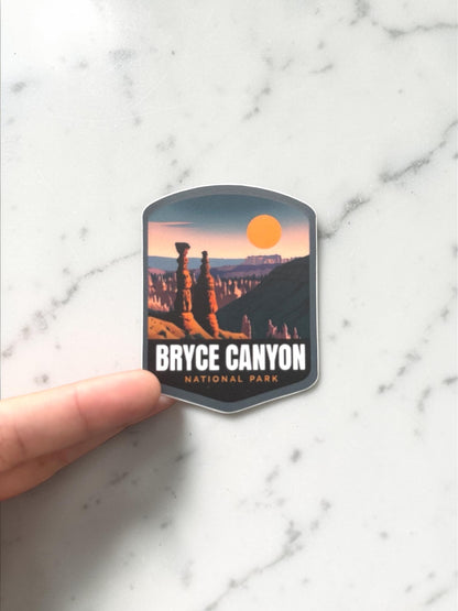 Bryce Canyon National Park Vinyl Sticker- Waterproof Souvenir Travel Gift