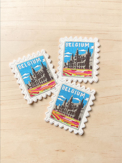Travel Belgium Patch – 2 X 2 Iron On Europe Souvenir Patch For Travel Gift