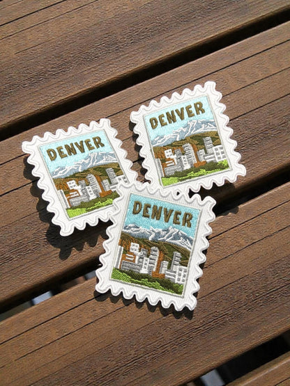 Denver Colorado Patch – Travel Iron On Souvenir Wanderlust Patches