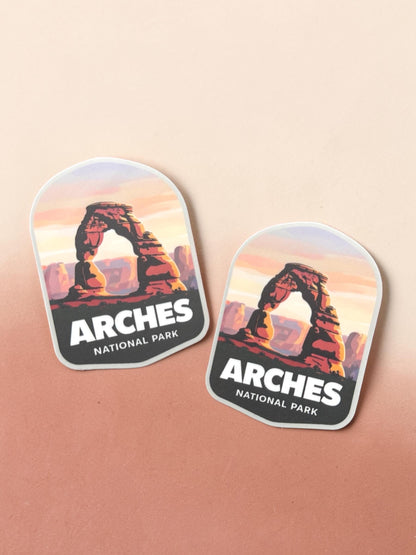 Arches National Park Sticker – Utah Travel Souvenir Waterproof