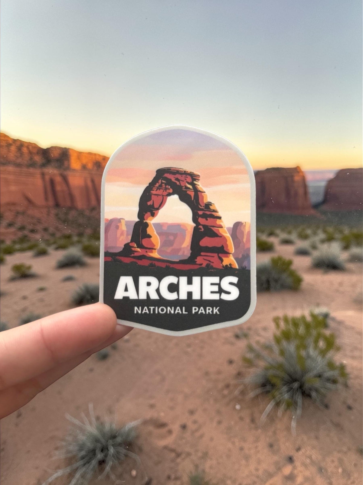 Arches National Park Sticker – Utah Travel Souvenir Waterproof