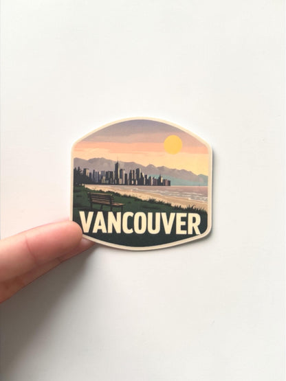 Vancouver Vinyl Sticker – Canada Waterproof Travel Souvenir